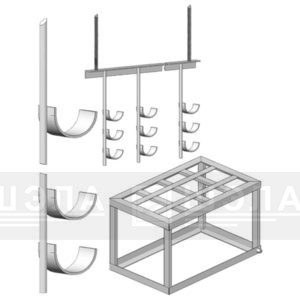 Металлоконструкции для монтажа оборудования и прокладки кабеля