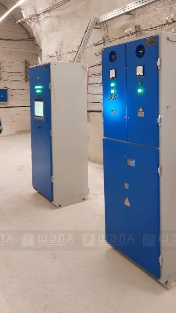 освещение шахт