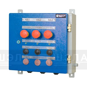 Пульт дистанционного управления ПДУ Пульт местного управления тремя насосами устанавливается в непосредственной близости к насосам. Применяется в водоотливе рудника специализированной автоматизированная система (например, типа СУВ-РН или АСУВ «Каскад»), предназначенная для ручного, местного, дистанционного и автоматического контроля насосных агрегатов в шахтных условиях.